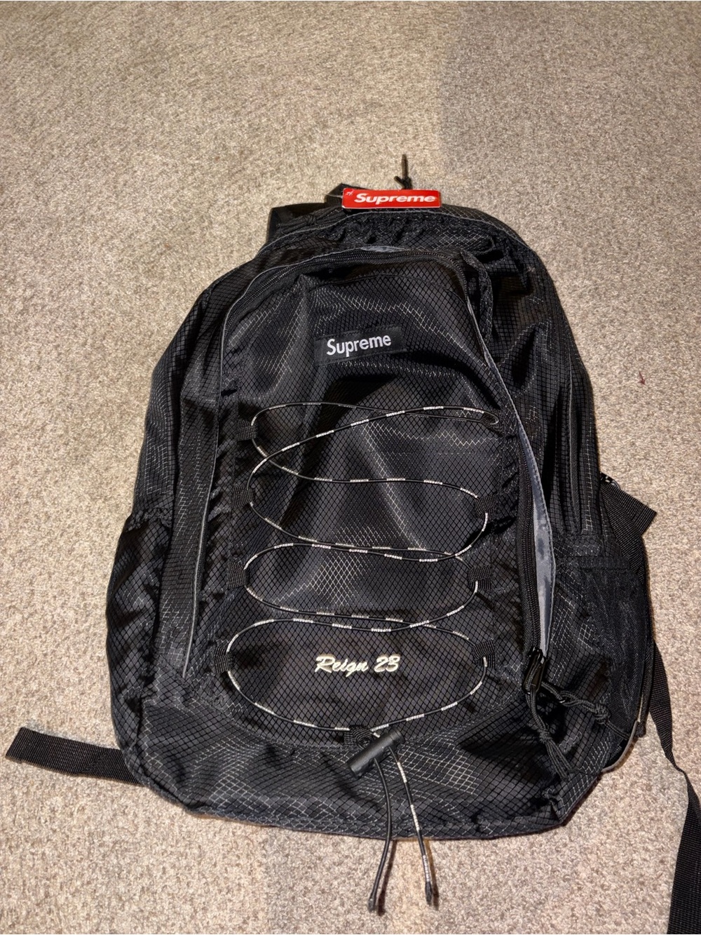 Supreme Black Reign 23 Mesh Backpack